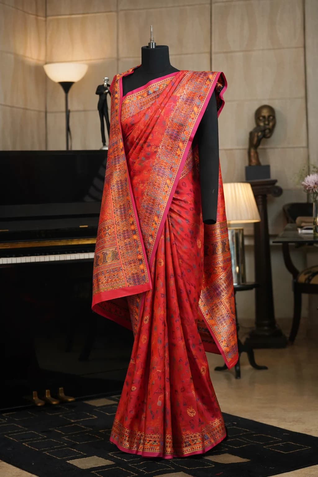 Rani Pashmina Saree